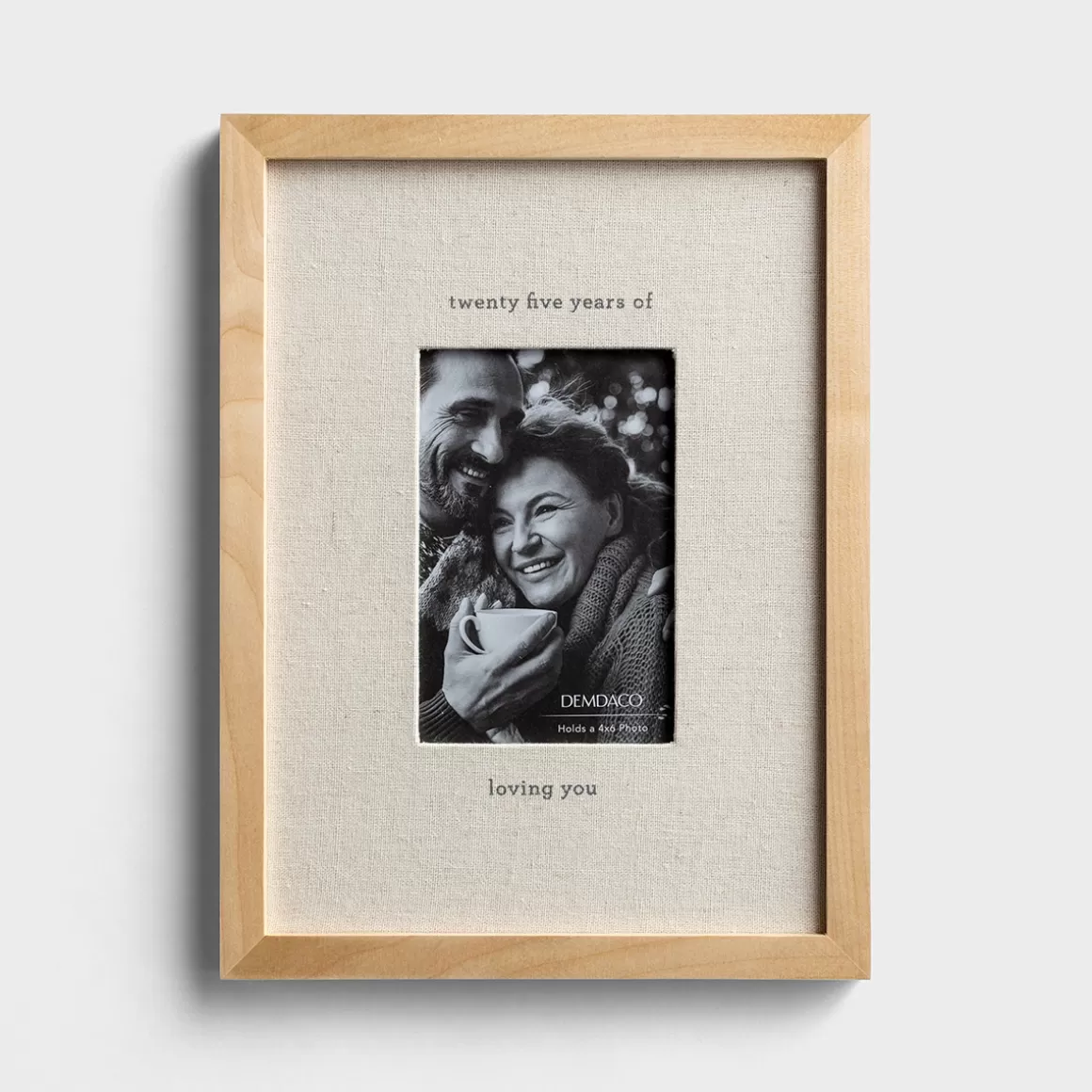 DaySpring Picture Frames | Wedding & Anniversary>25 Years of Love -  Wooden Photo Frame