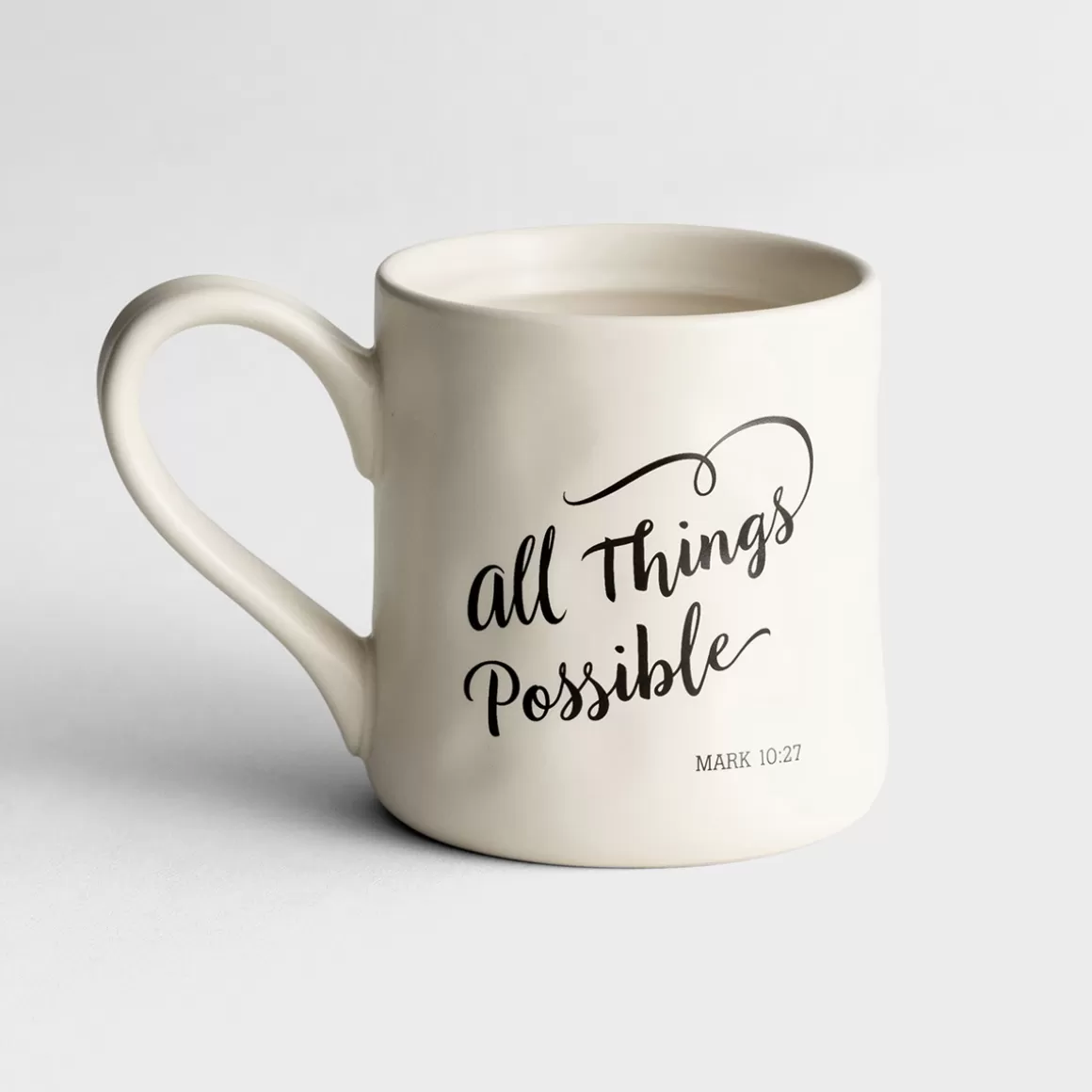 DaySpring Farmhouse Faith | Mugs & Drinkware>All Things Possible - Hand-Thrown Mug