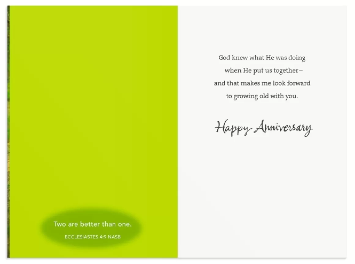 DaySpring Greeting Cards>Anniversary - You Make Life Fun - 1 Greeting Card