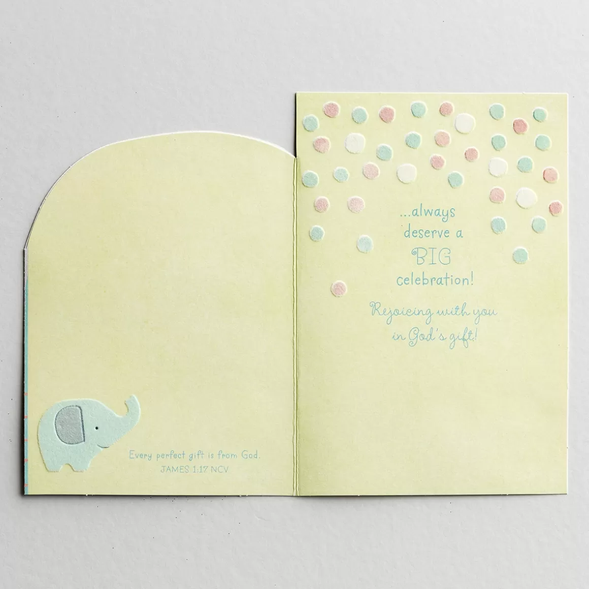 DaySpring Baby Celebrations | Greeting Cards>Baby Boy - Big Celebration - 1 Premium Card