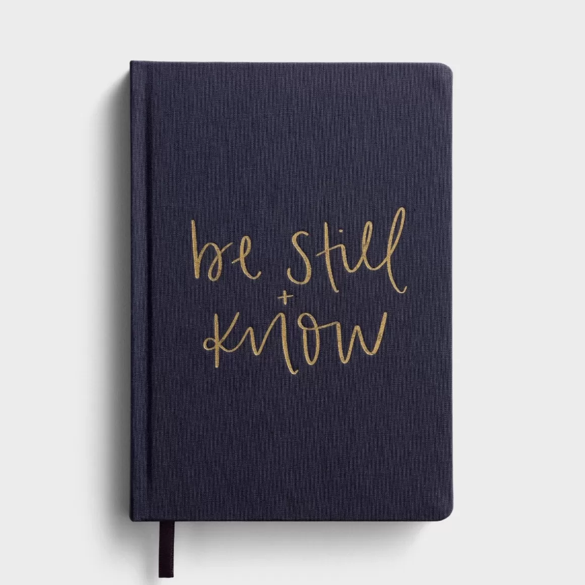 DaySpring Journals & Notebooks>Be Still + Know - Grey Fabric Journal