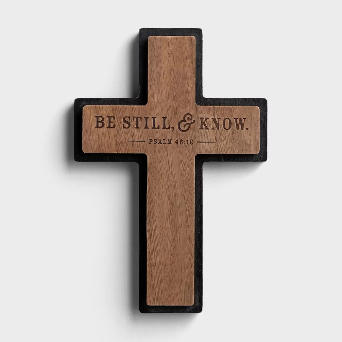 DaySpring Farmhouse Faith | Wall Decor>Be Still & Know - Wall Cross