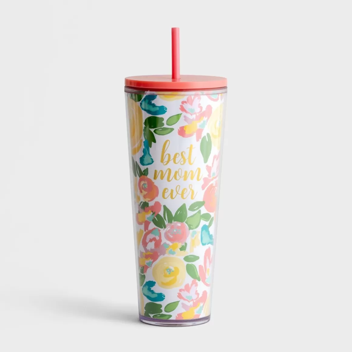 DaySpring Mugs & Drinkware | Mugs & Drinkware>Best Mom Ever - Straw Tumbler