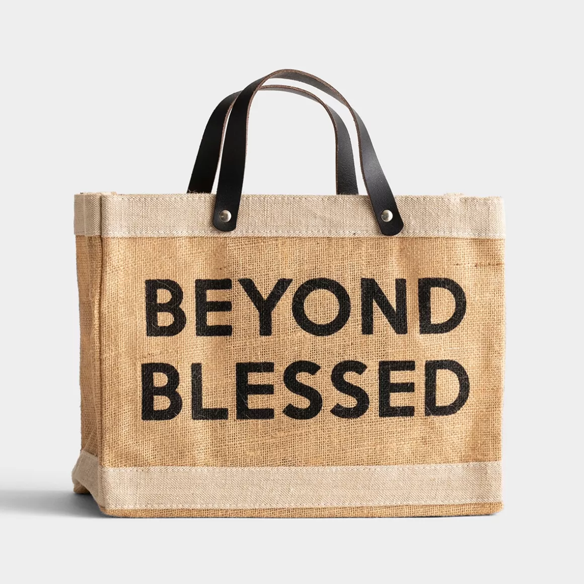 DaySpring Totes, Bags, & More>Beyond Blessed - Mini Market Jute Tote Bag