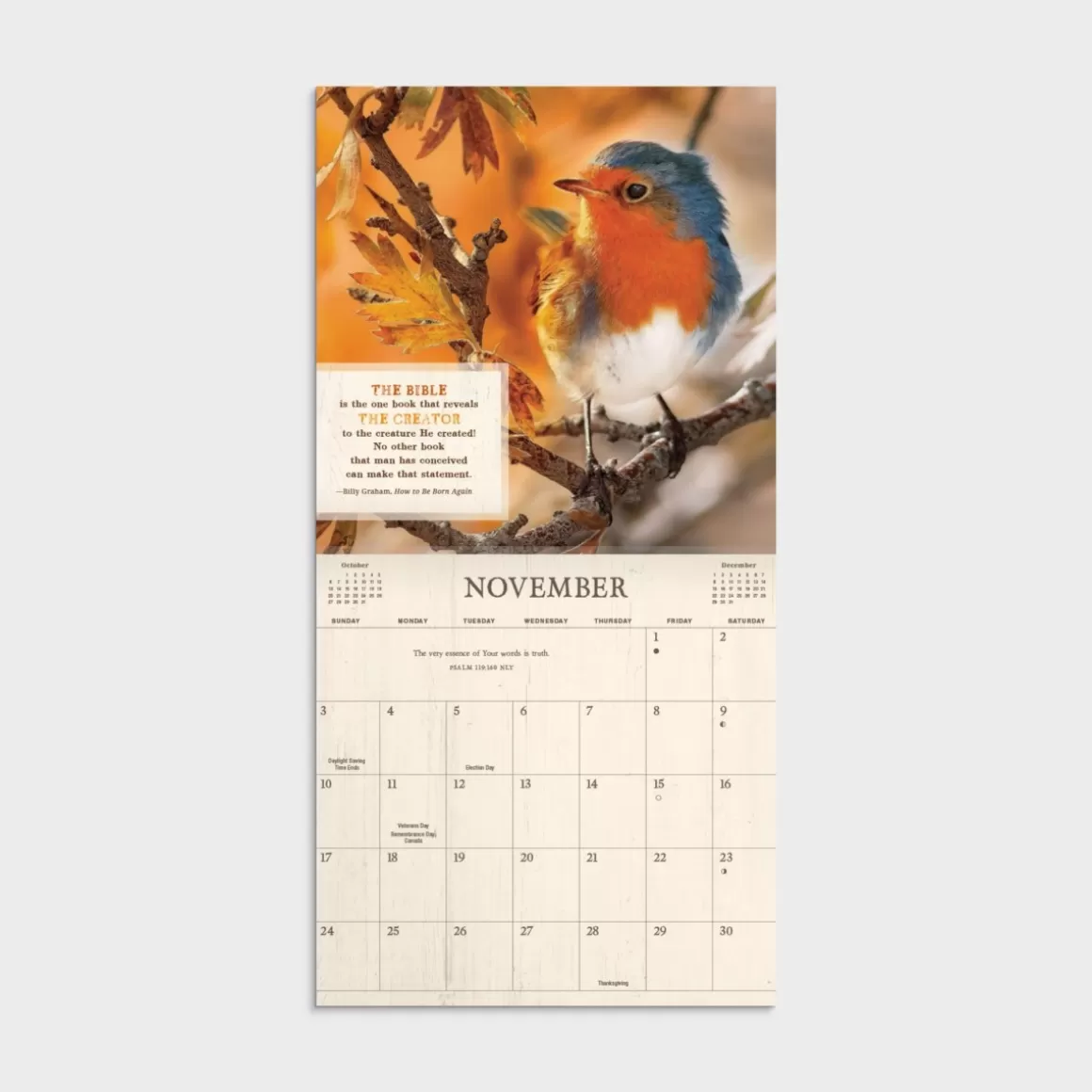 DaySpring Calendars & Planners>Billy Graham In Quotes 2024 Mini Wall Calendar