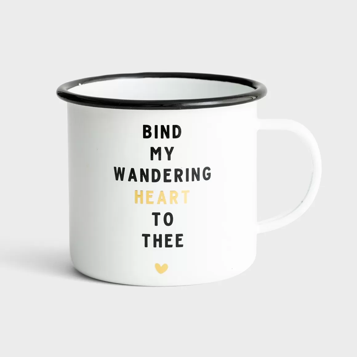 DaySpring Mugs & Drinkware | Mugs & Drinkware>Bind My Wandering Heart to Thee - Enamel Campfire Mug