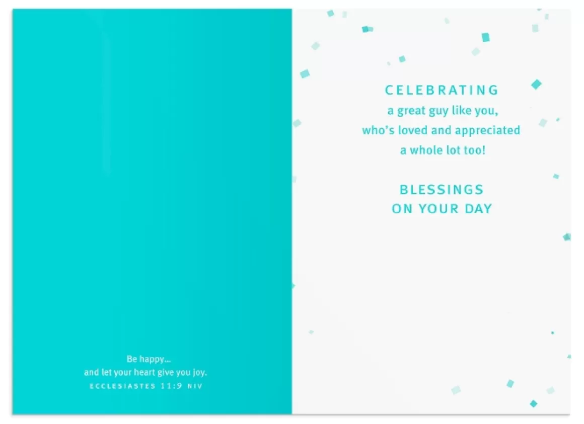 DaySpring Greeting Cards | Birthday>Birthday - Dad - Fun Starts Here - 1 Premium Card