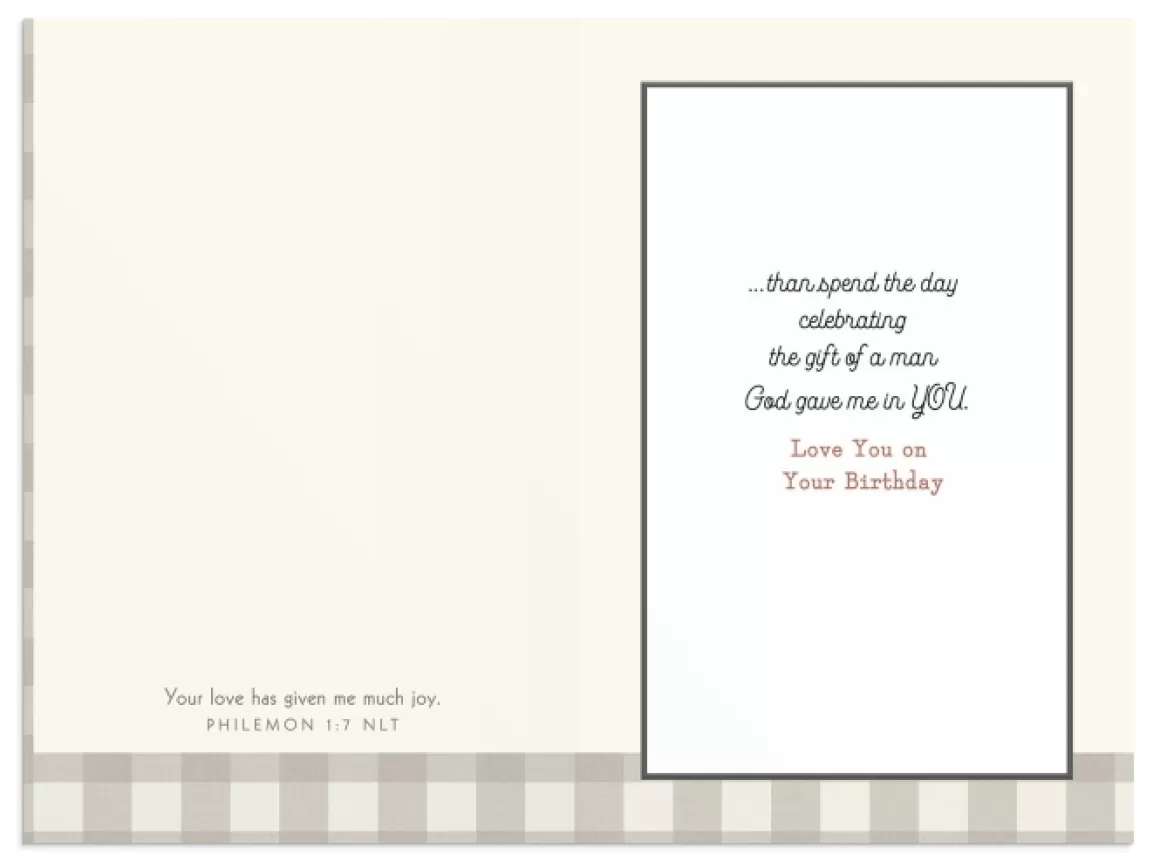 DaySpring Birthday>Birthday - For Him - Bikes - 1 Greeting Card