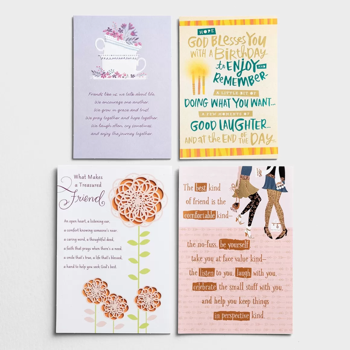 DaySpring Bundles & Assortments | Birthday>Birthday - Friendship - 8 Card Assortment Pack