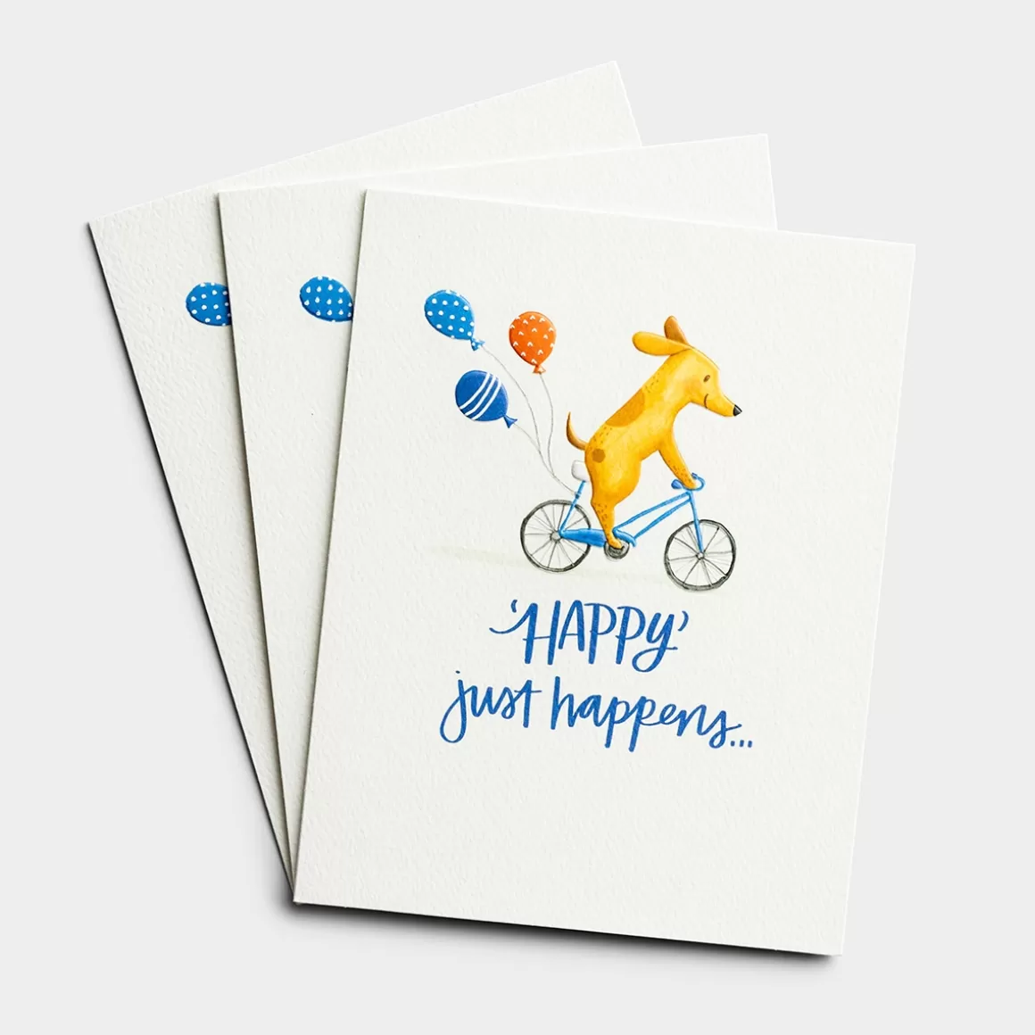 DaySpring Studio 71 | Birthday>Birthday - Happy Just Happens - 3 Studio 71 Greeting Cards