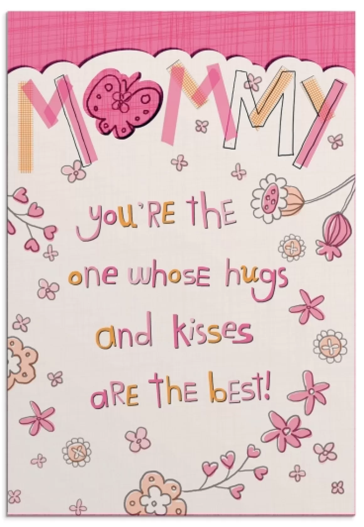 DaySpring Greeting Cards | Birthday>Birthday - Mom - Hugs and Kisses - 1 Premium Card