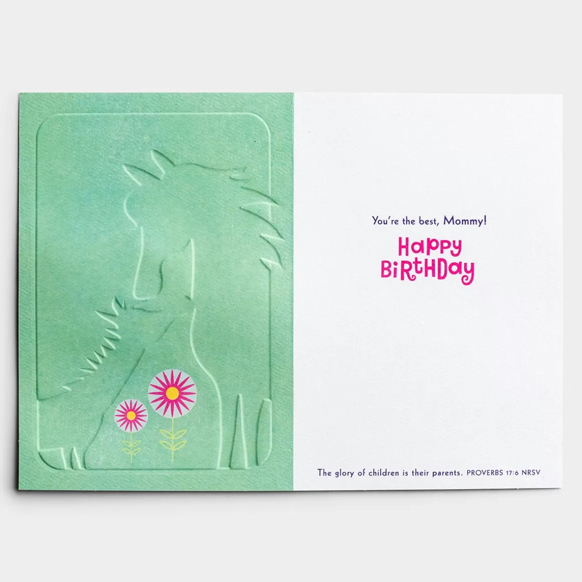 DaySpring Greeting Cards | Birthday>Birthday - Mom - You're the Best, Mommy - 1 Premium Card