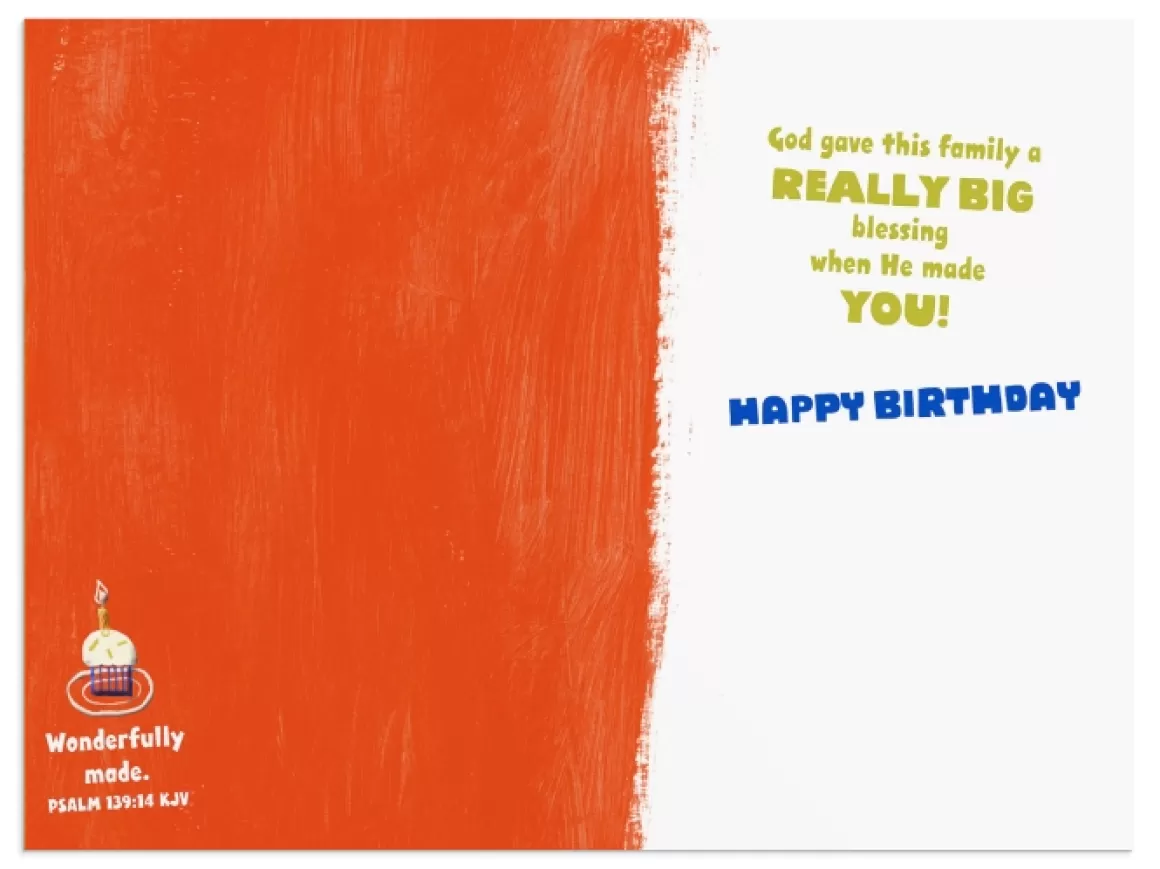 DaySpring Birthday | Greeting Cards>Birthday - Nephew - Dinosaur - 1 Premium Card