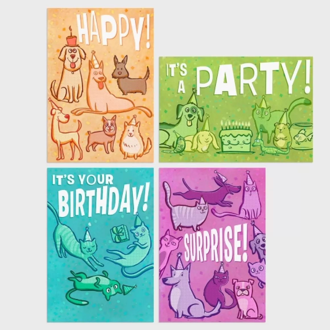 DaySpring Boxed Cards | Birthday>Birthday - Pet Party - 12 Boxed Cards, KJV