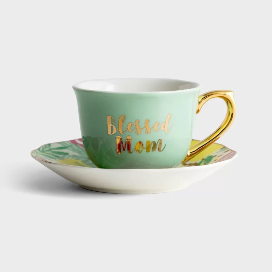 DaySpring Mugs & Drinkware | Mugs & Drinkware>Blessed Mom - Tea Cup And Saucer