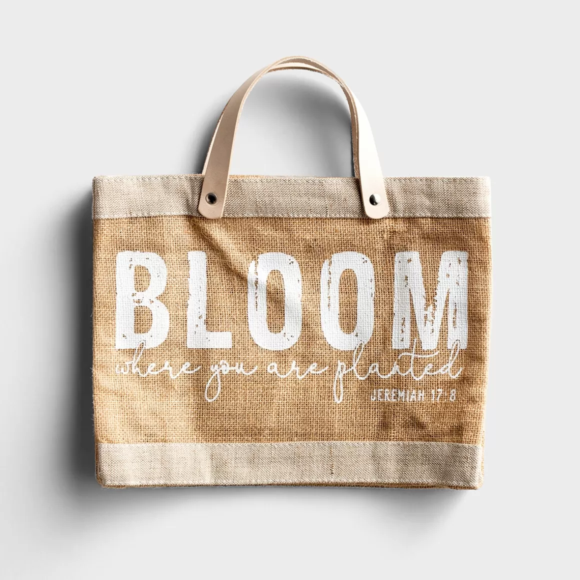 DaySpring Totes, Bags, & More>Bloom - Mini Market Jute Tote Bag