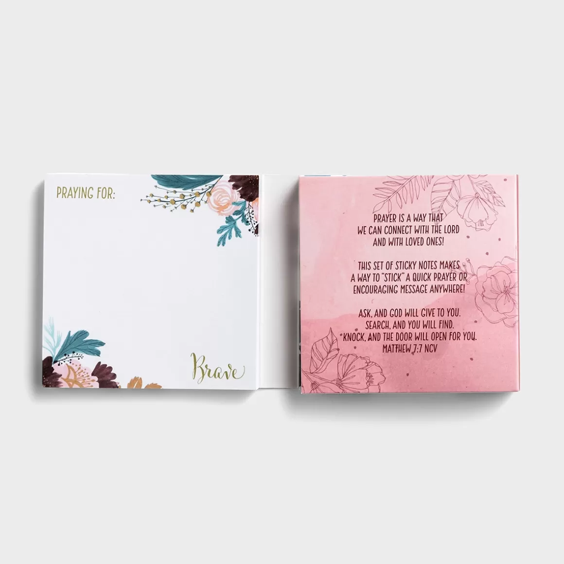 DaySpring Stationery | Note Cards & Stationery>Brave, Hope, Grace - Sticky Note Set