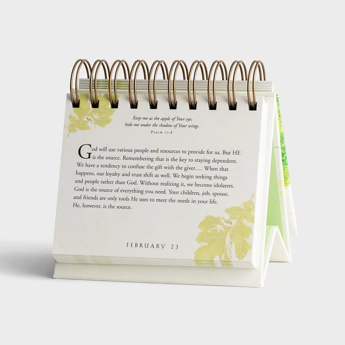 DaySpring DayBrighteners>Charles Stanley - God's Way - Perpetual Calendar