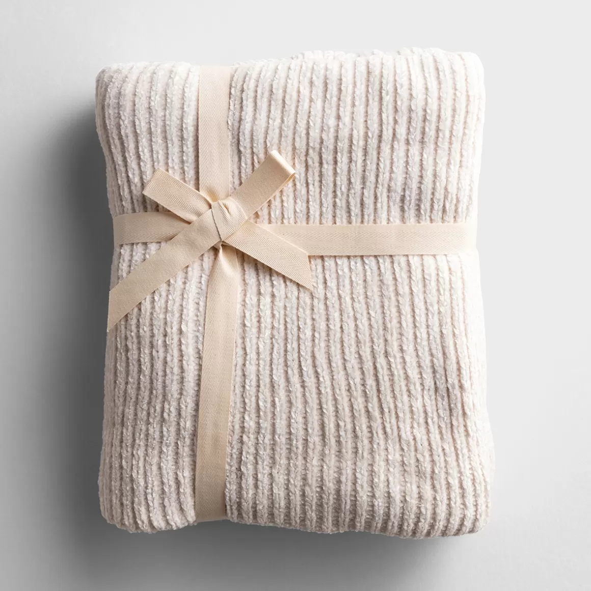 DaySpring Blankets | Difficult Times>Chenille Throw Blanket - Cream