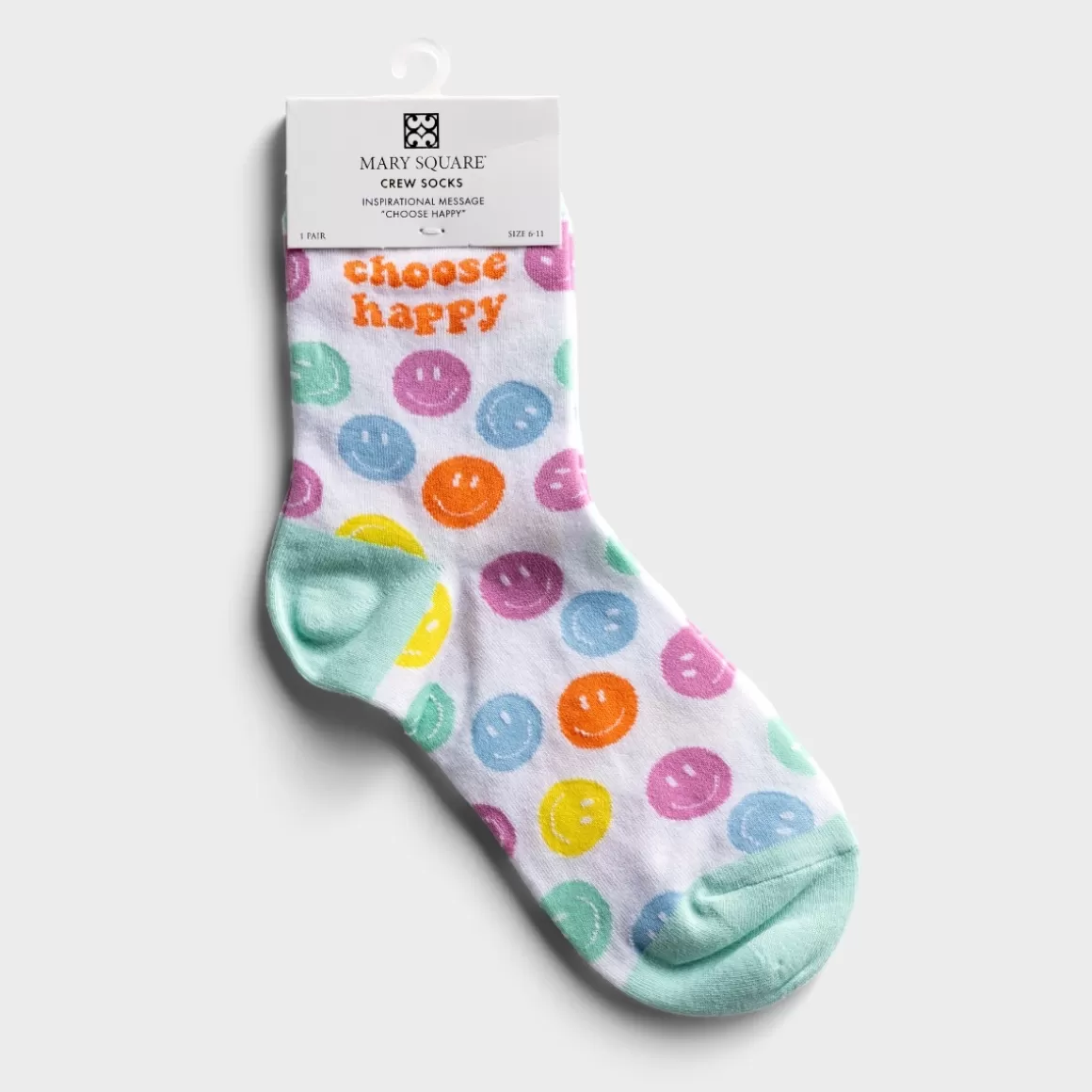 DaySpring Apparel & Accessories>Choose Happy - Crew Socks