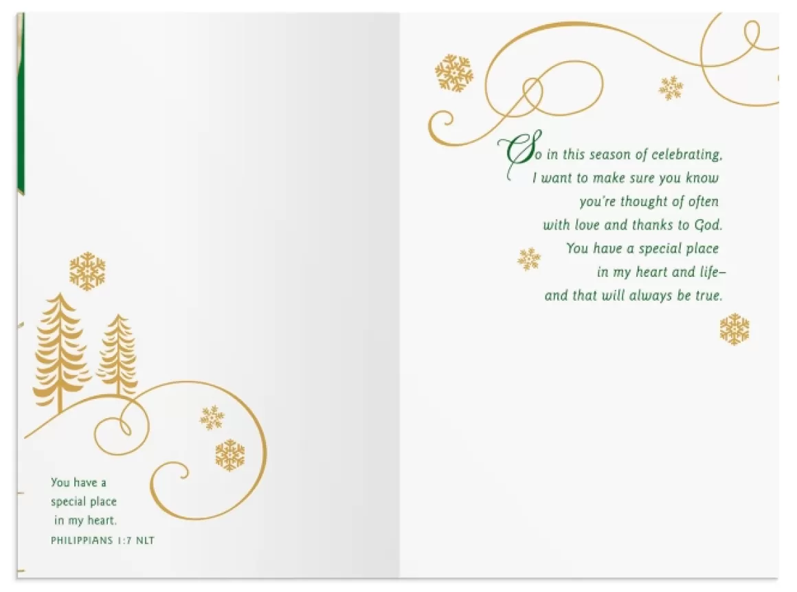 DaySpring Greeting Cards>Christmas - Dad - Sometimes Life Gets Busy - 1 Premium Card