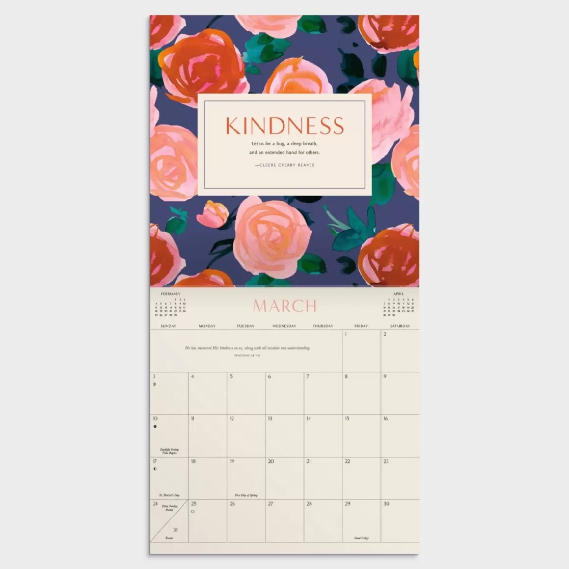 DaySpring Calendars & Planners>Cleere Cherry Reaves: Focus, A 2024 Inspirational Wall Calendar