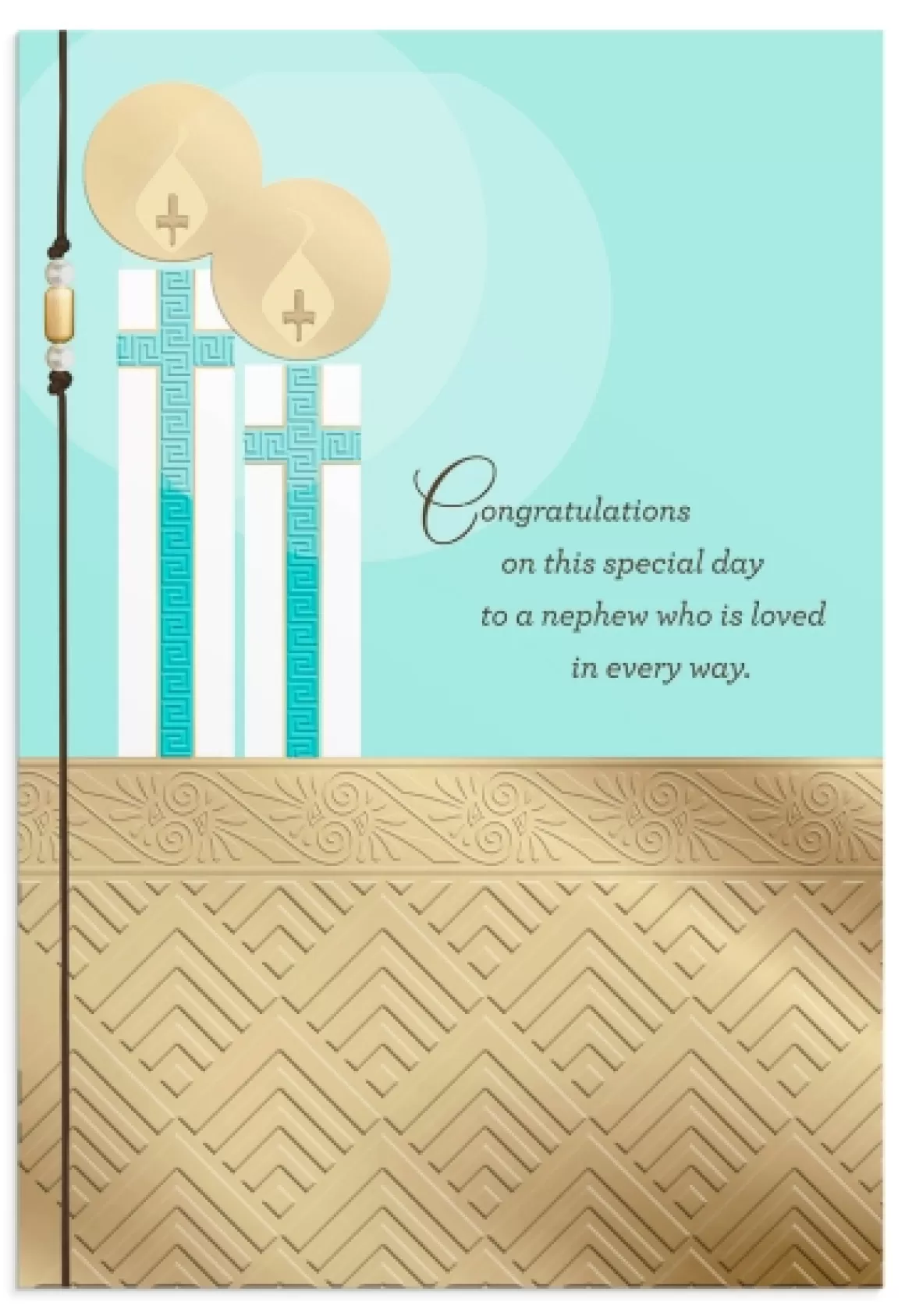 DaySpring Greeting Cards>Communion - Nephew - Special Day - 1 Premium Card