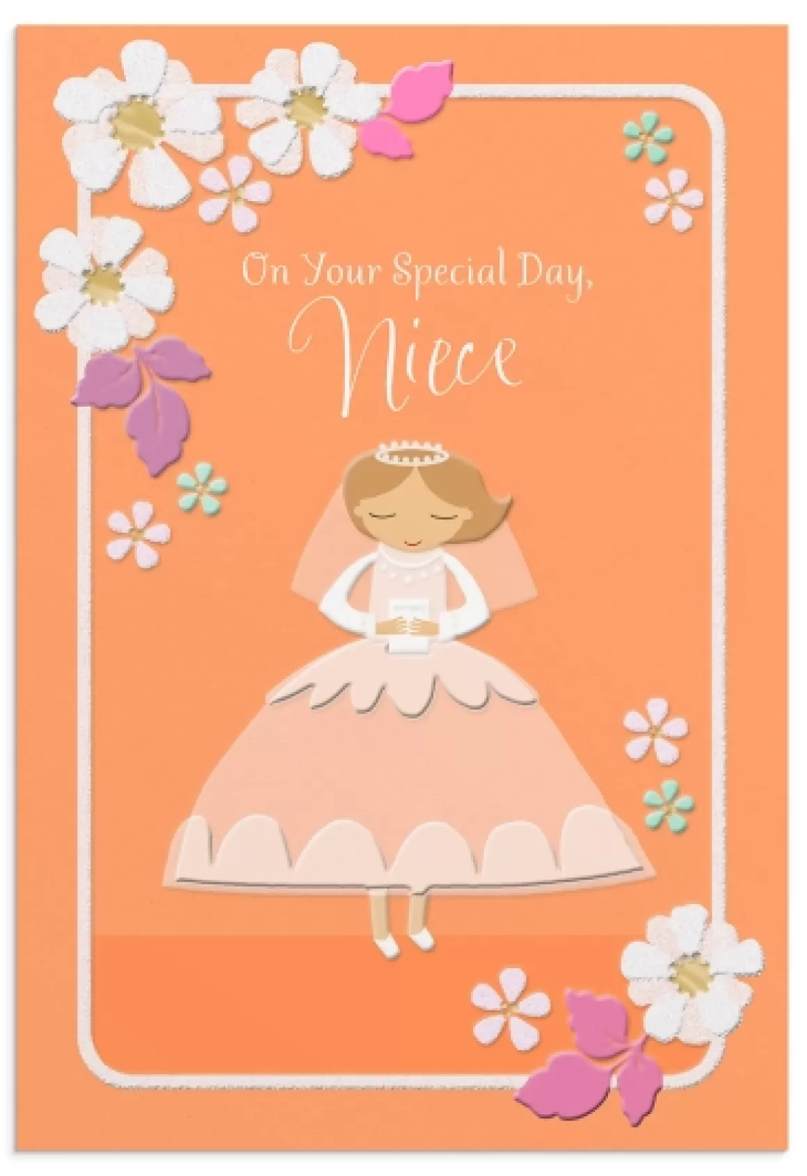 DaySpring Greeting Cards>Communion - Niece - Special Day - 1 Premium Card