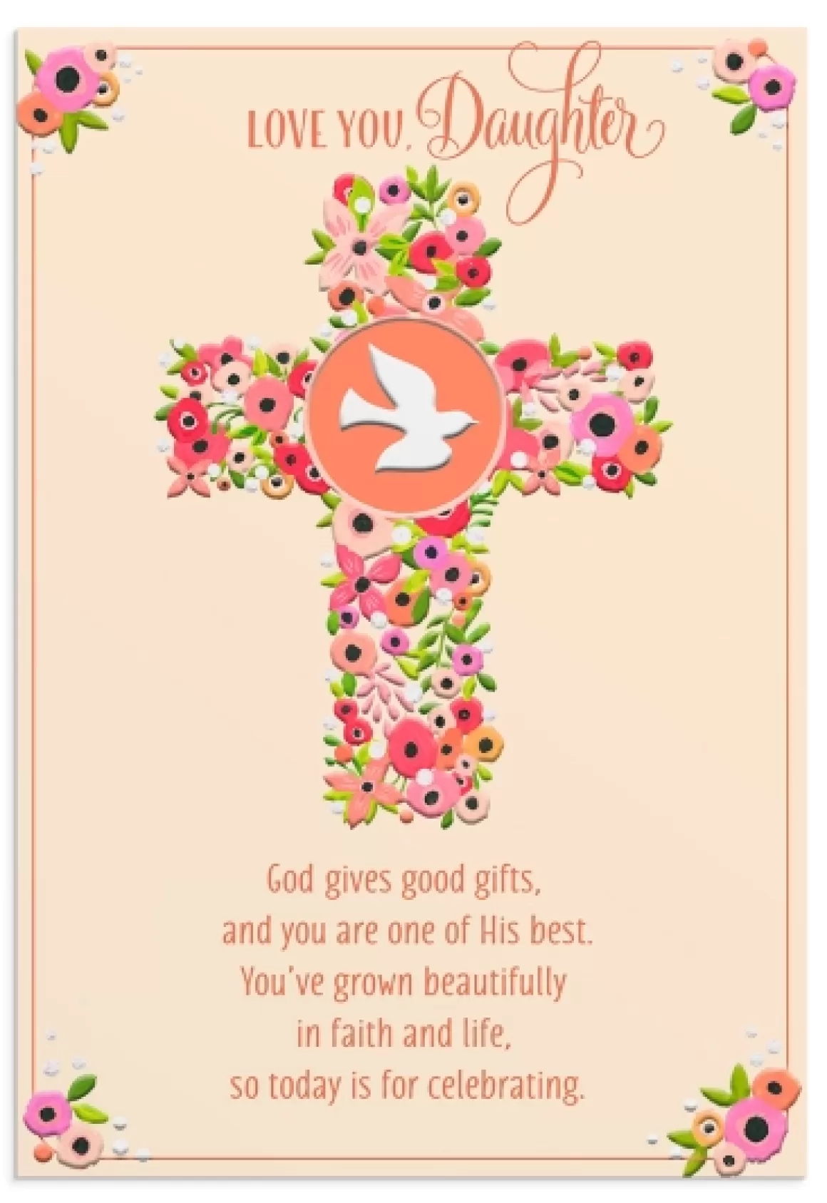 DaySpring Greeting Cards>Confirmation - Daughter - 1 Greeting Card