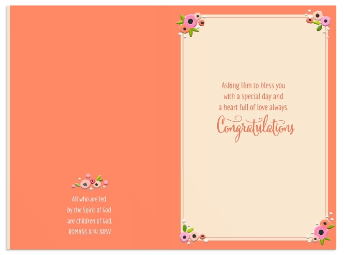 DaySpring Greeting Cards>Confirmation - Daughter - 1 Greeting Card