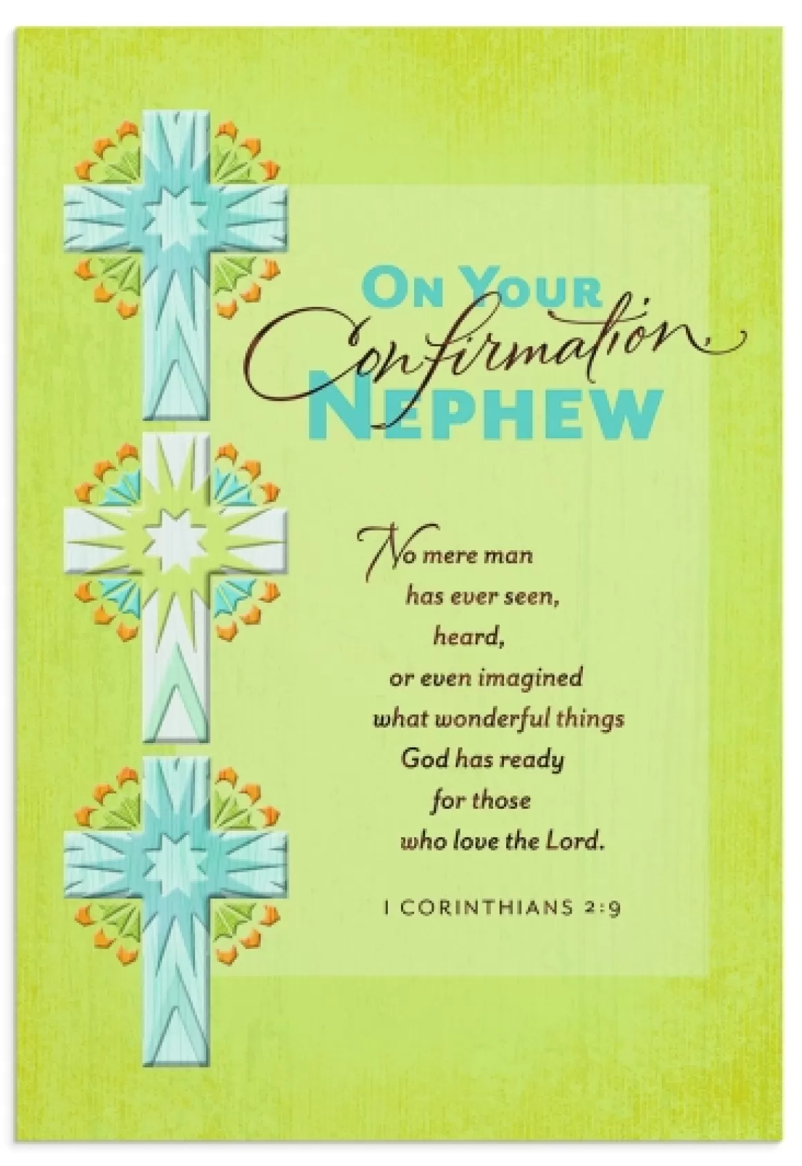 DaySpring Greeting Cards>Confirmation - Nephew - 1 Greeting Card