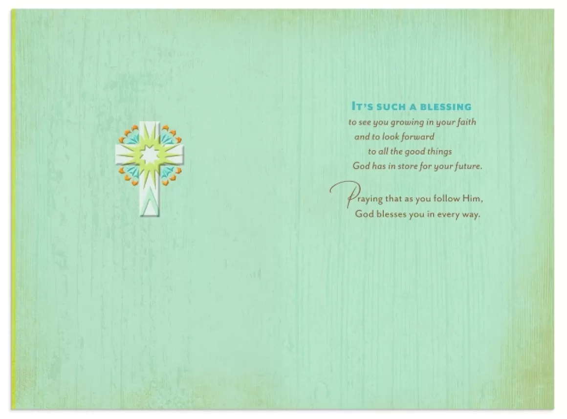 DaySpring Greeting Cards>Confirmation - Nephew - 1 Greeting Card