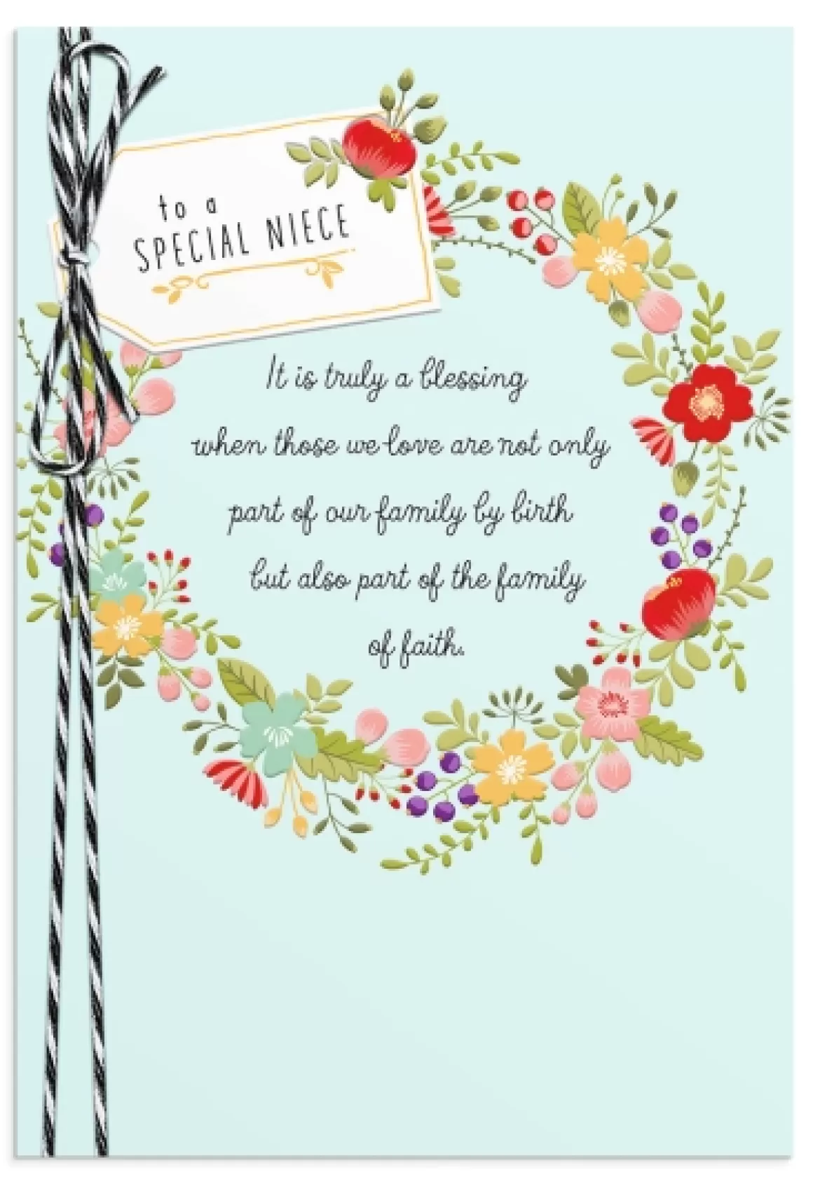 DaySpring Greeting Cards>Confirmation - Niece - 1 Premium Card