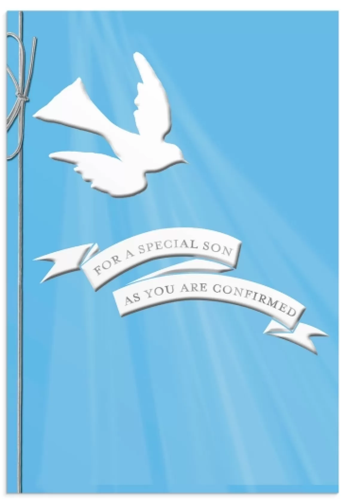 DaySpring Greeting Cards>Confirmation - Son - Dove - 1 Premium Card