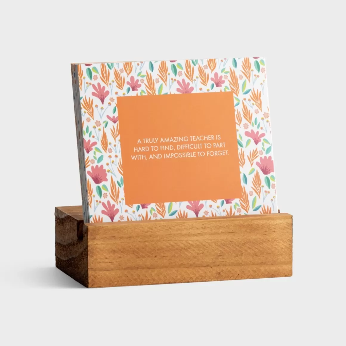 DaySpring Office & Desktop | Gifts for Coworkers>Encourage Teachers - Scripture Block with 52 Inspirational Prints