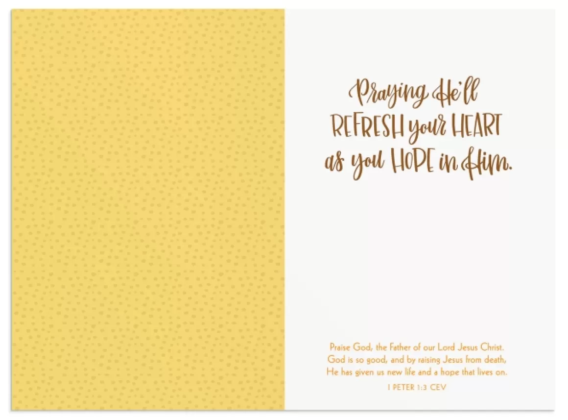 DaySpring Encouragement | Greeting Cards>Encouragement - Upgrade for Worry - 1 Premium Card