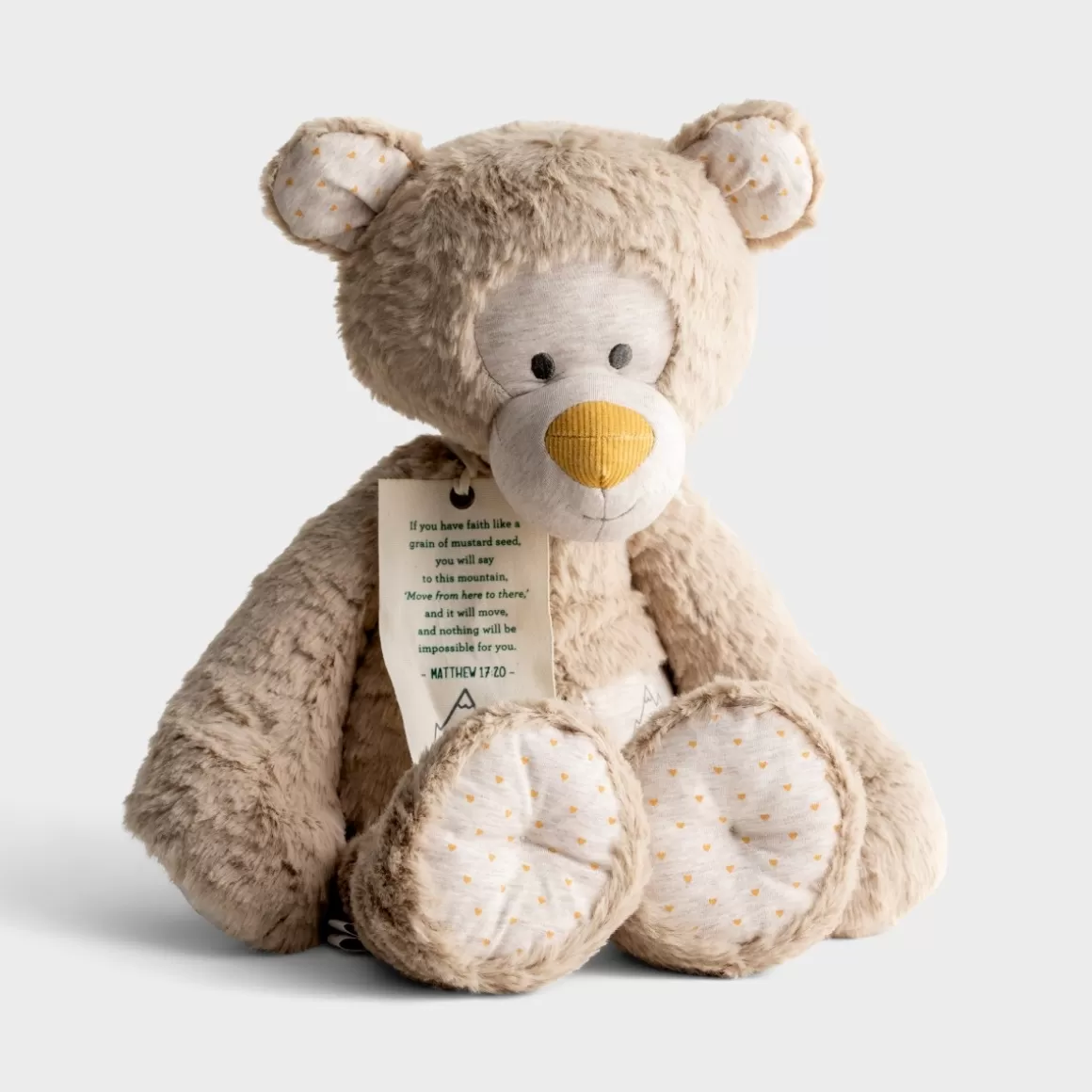 DaySpring Gifts for Kids>Faith Can Move Mountains - Plush Bear