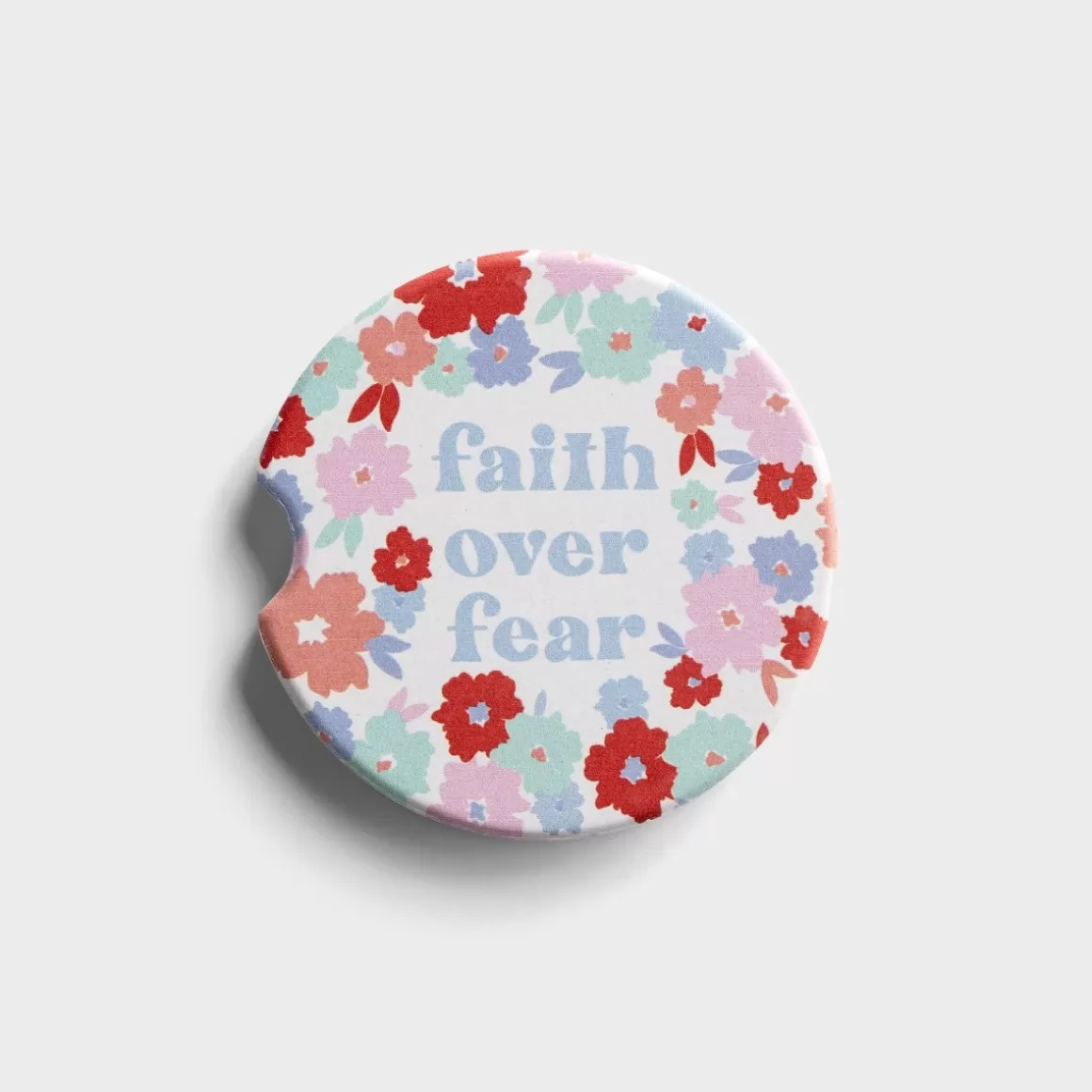 DaySpring Totes, Bags, & More>Faith Over Fear - Car Coasters