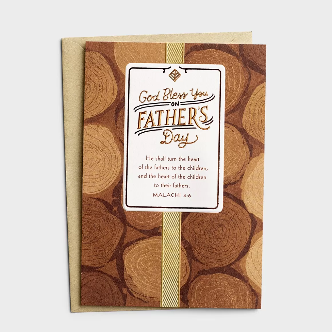 DaySpring Greeting Cards>Father's Day - God Bless You - 1 Greeting Card