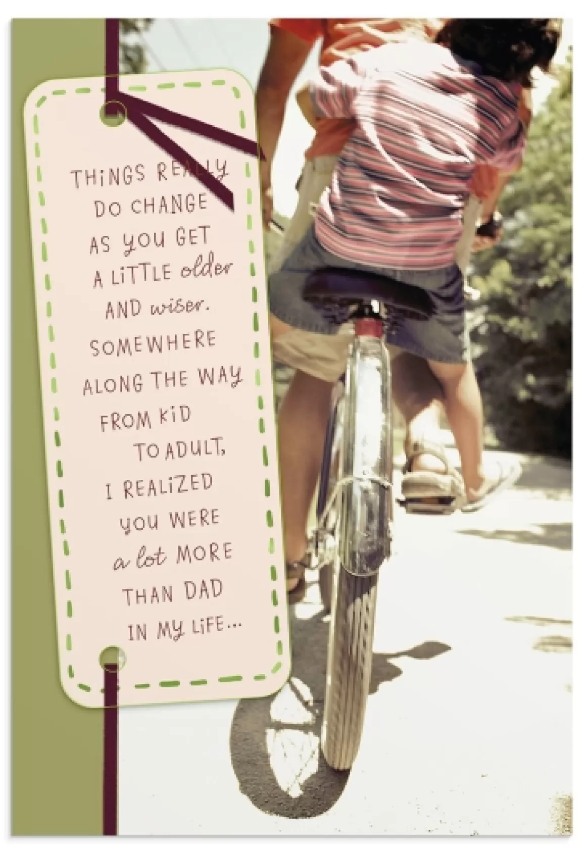 DaySpring Greeting Cards>Father's Day - Things Really Do Change - 1 Greeting Card