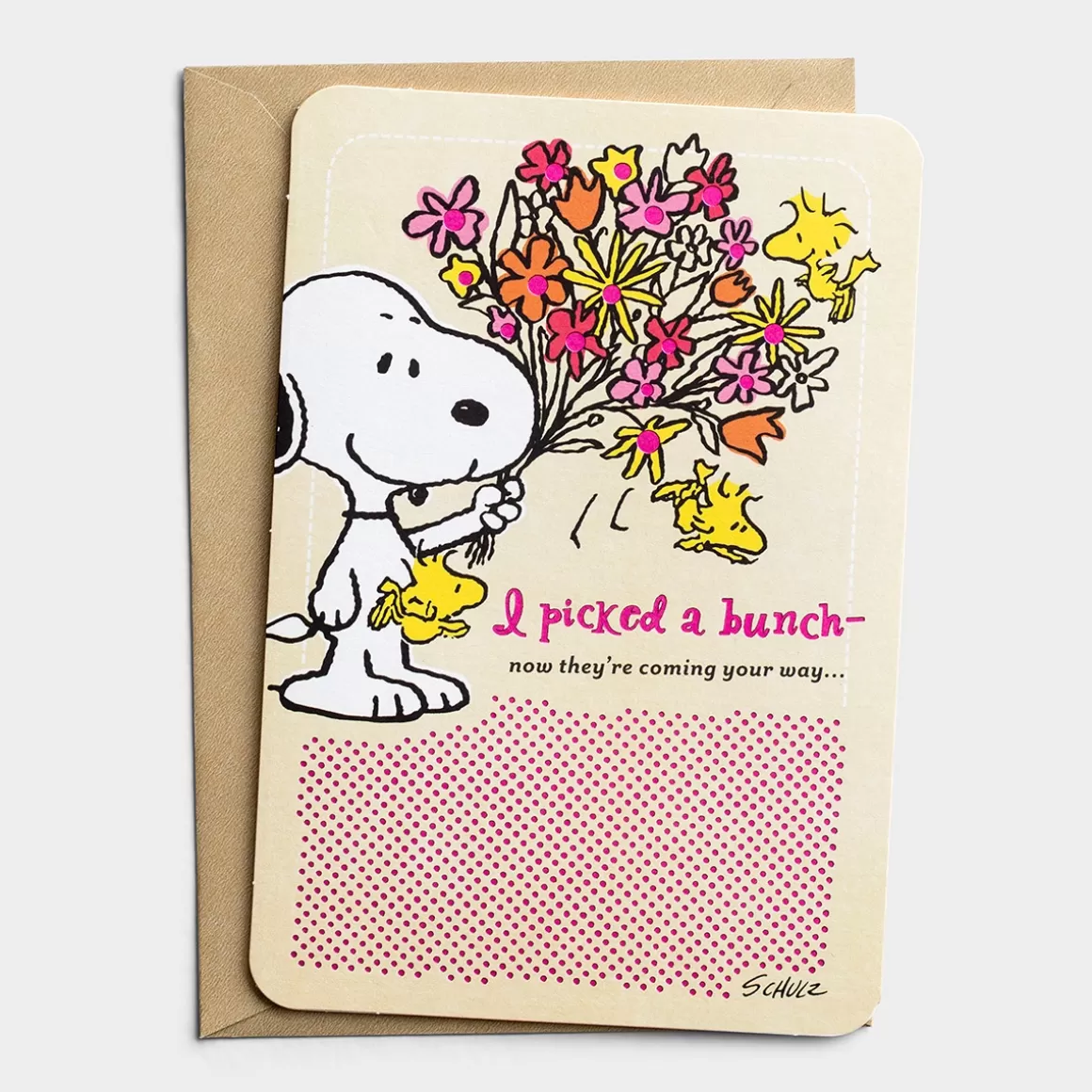 DaySpring Peanuts>Get Well - Peanuts - Picked A Bunch - 6 Premium Cards