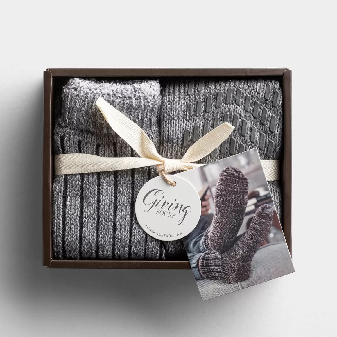 DaySpring Gifts for Grandparents | Gifts for Him>Giving Collection - Men's Slipper Socks