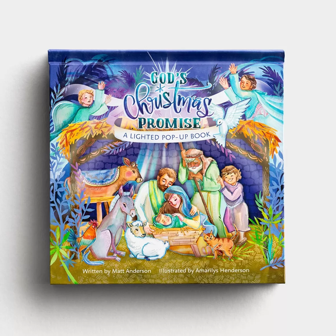 DaySpring Children's Books | Gifts for Kids>God's Christmas Promise - Lighted Pop-Up Book