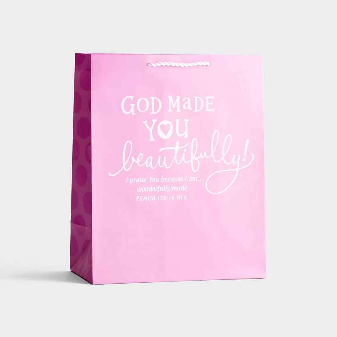 DaySpring Baby Celebrations>God Made You Beautifully - Large Gift Bag