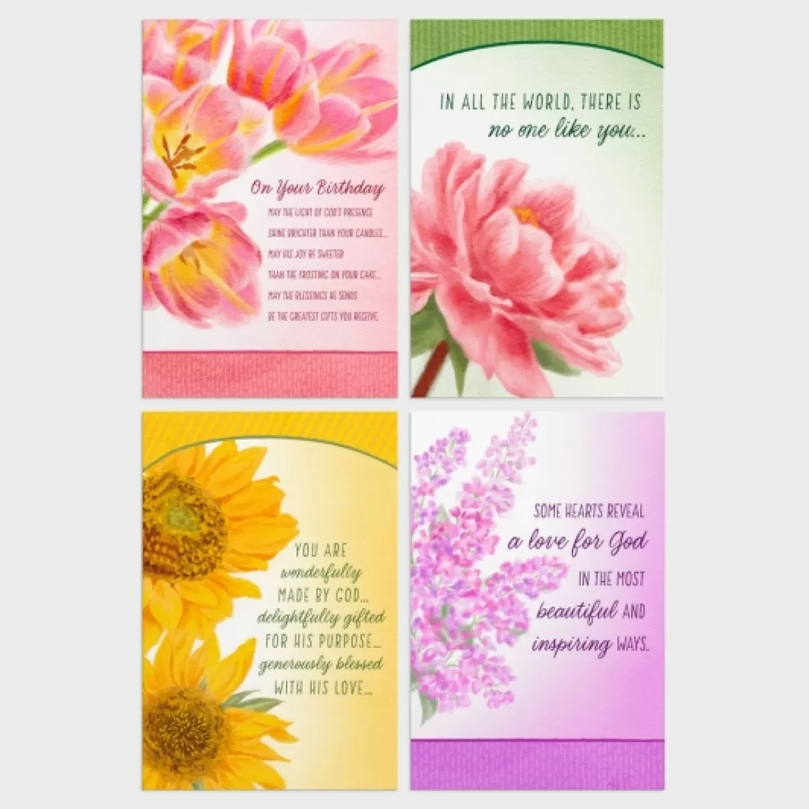 DaySpring Boxed Cards>Happy Birthday - Classic Florals - 12 Boxed Cards