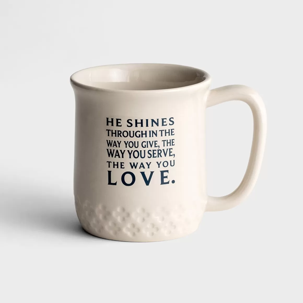 DaySpring Mugs & Drinkware | Encouragement>He Shines - Serving Him - Ceramic Mug