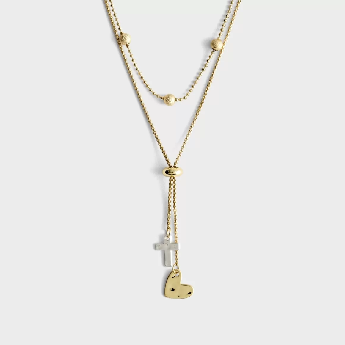 DaySpring Jewelry>Heart & Cross - Giving Necklace