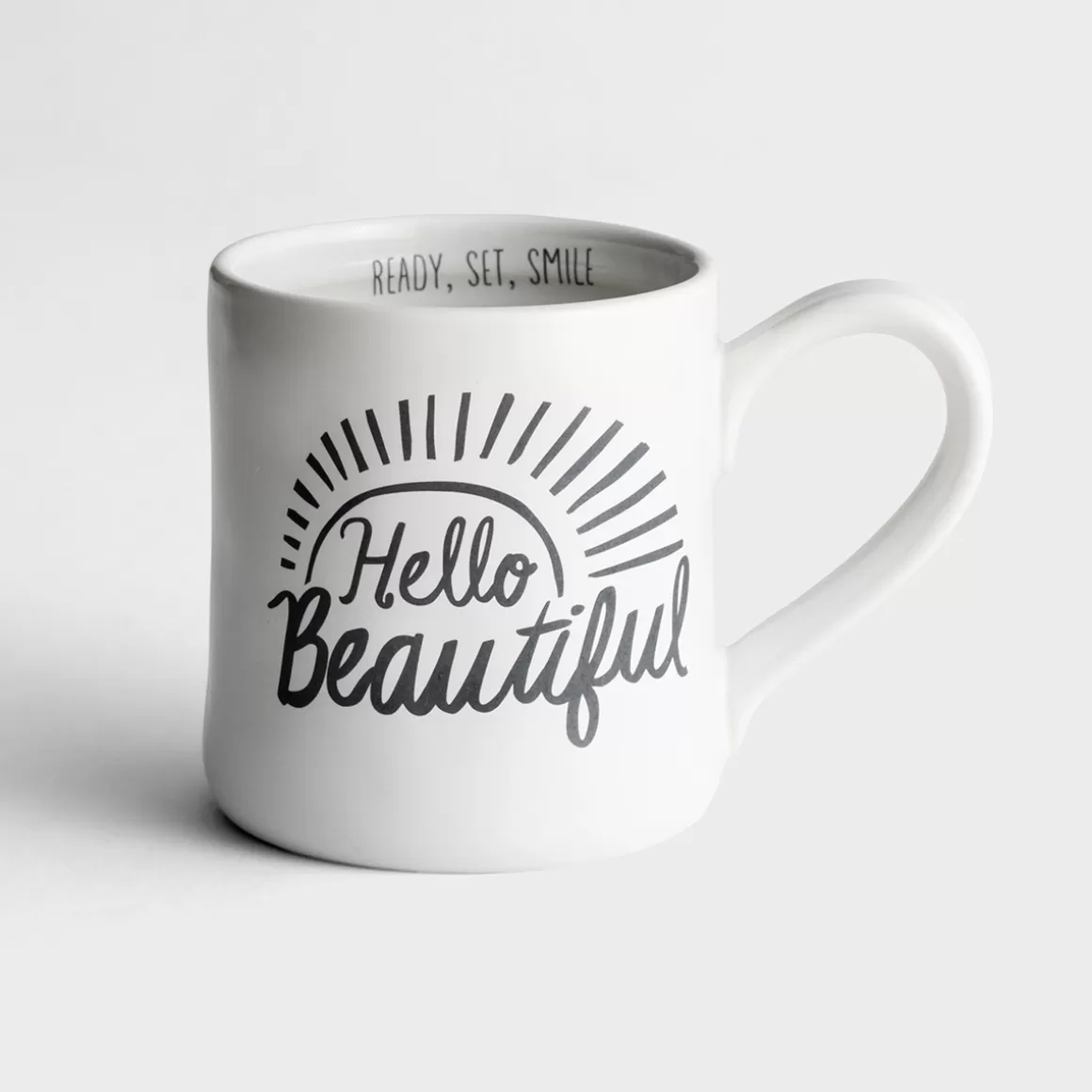 DaySpring Mugs & Drinkware | Gifts for Her>Hello Beautiful - Hand-Thrown Mug