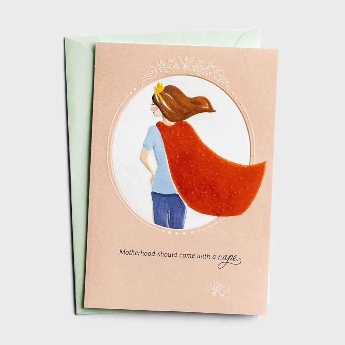 DaySpring Gifts for Friends | Hey Momma!>Hey Momma - A Cape With Sparkles - 3 Greeting Cards