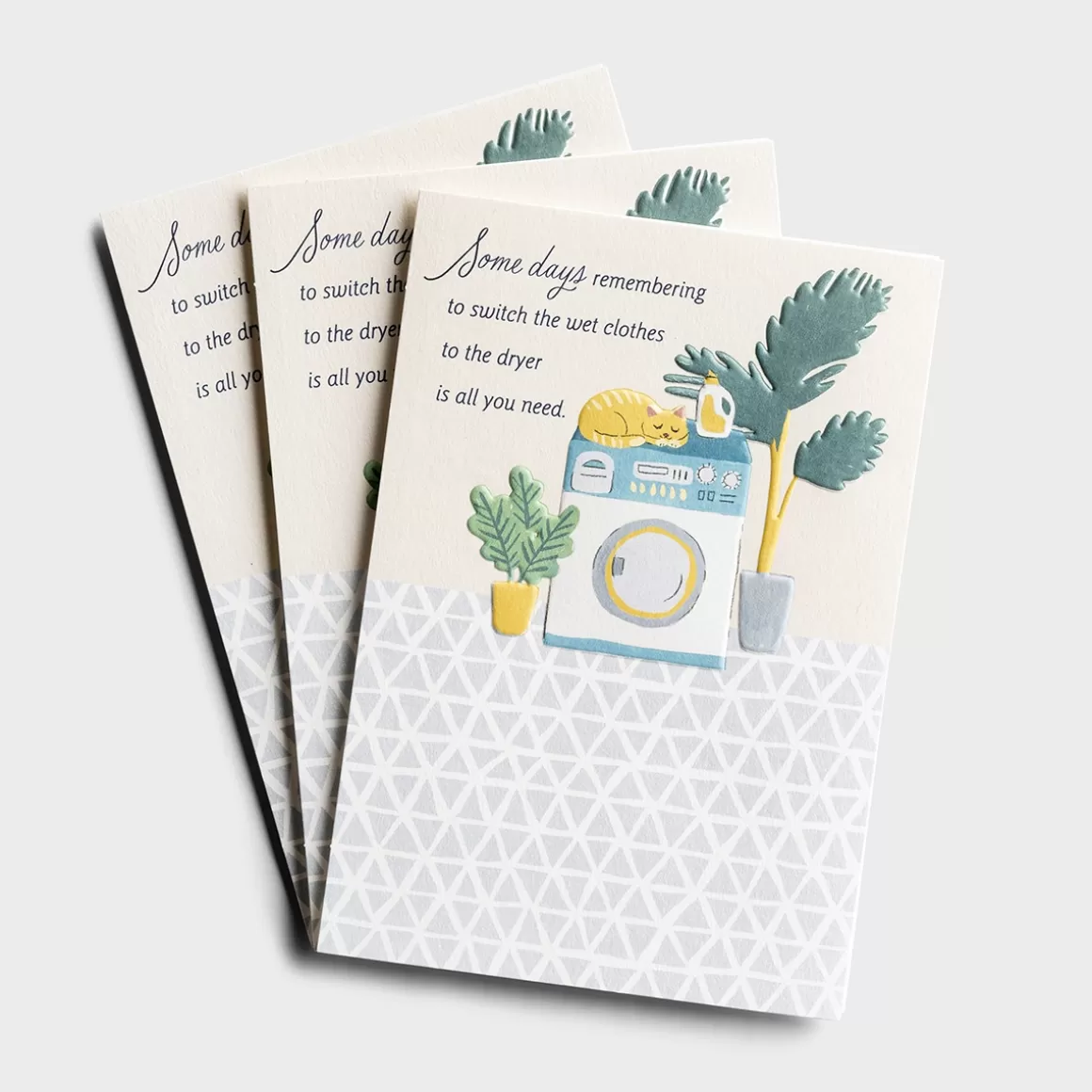 DaySpring Gifts for Friends | Hey Momma!>Hey Momma - Switching Laundry Wins - 3 Greeting Cards